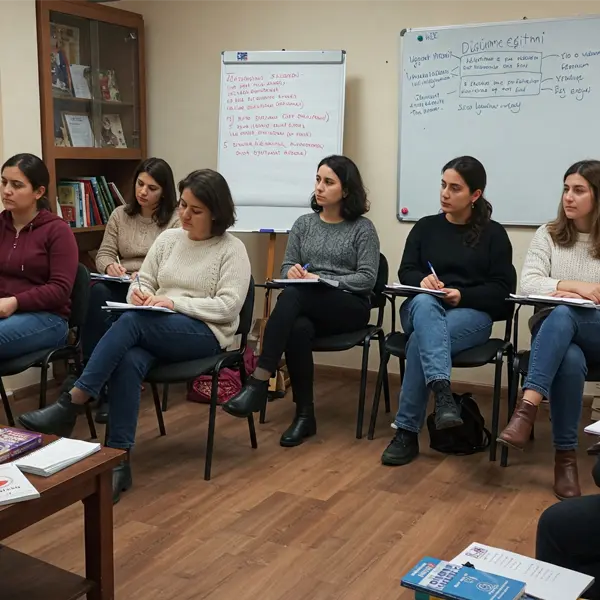 wiolat Eğitimi Salonundan bir kare